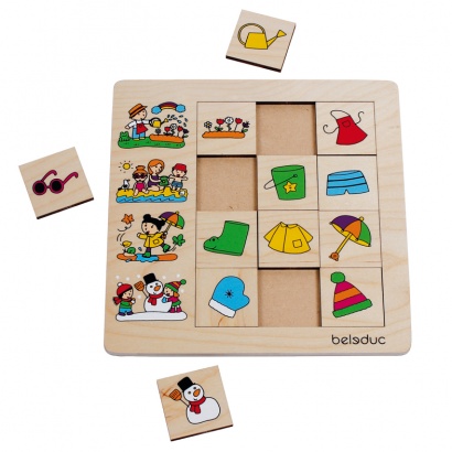 Sortierpuzzle „Jahreszeiten“